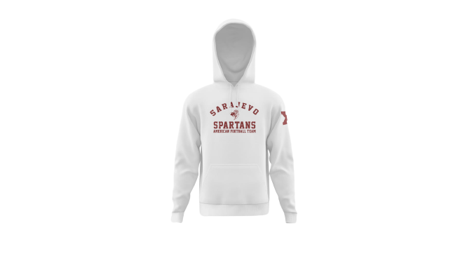 Spartans Hoodie — White